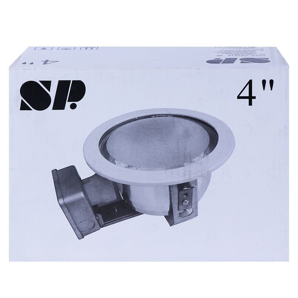 ดาวน์ไลท์ SP SP-5104 G/SN โลหะ/แก้ว MODERN 4" กลม สีเงิน