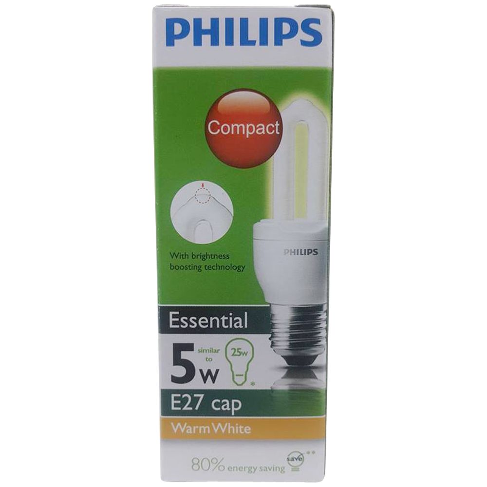 หลอดประหยัด ESSENTIAL 5W/WW E27 PHILIPS