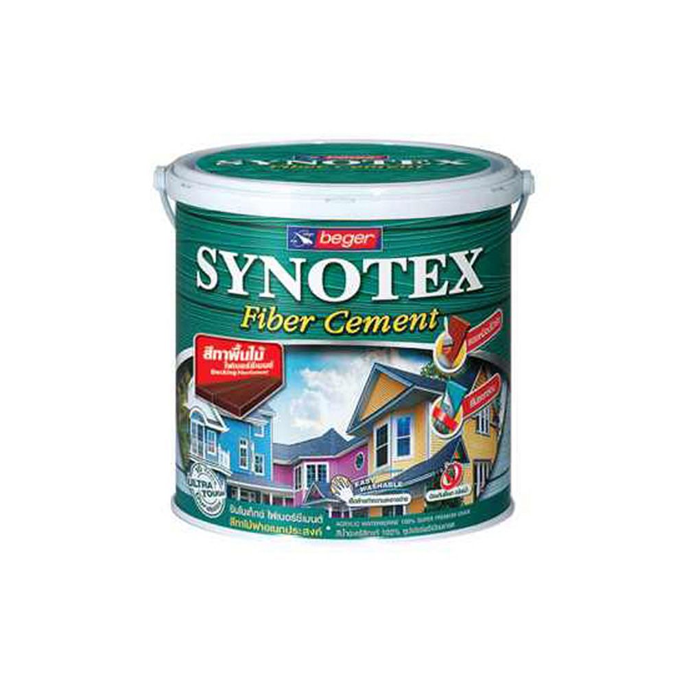 สีทาพื้นไม้ไฟเบอร์ซีเมนต์ BEGER SYNOTEX #TM7000 สีใส ด้าน 1 แกลลอน