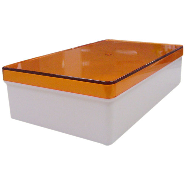 กล่องแบ่ง NAM NGAI HONG TA6236 6ช่อง 23x13.5x5.5 ซม. สีขาว/ส้ม