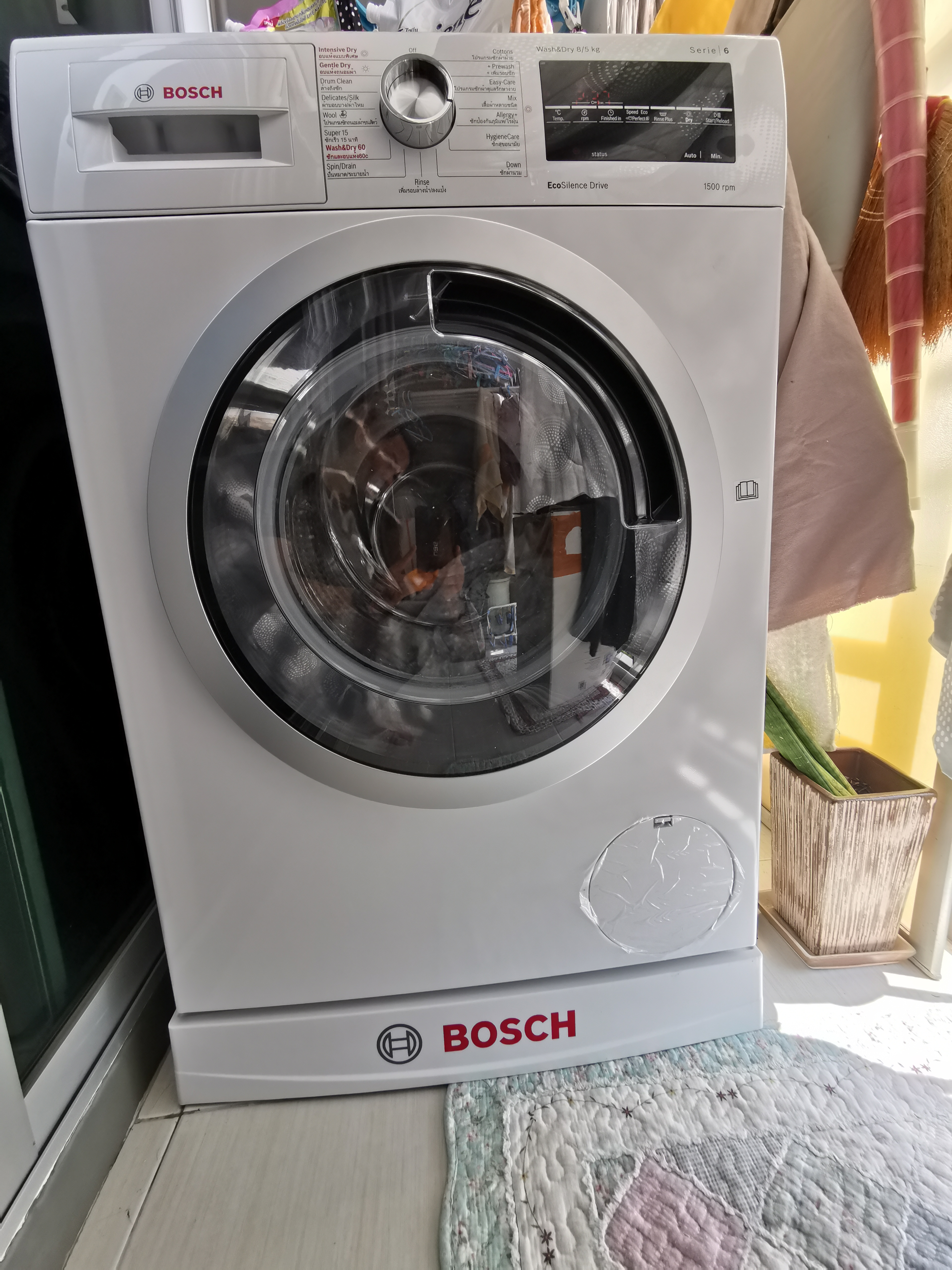 Washer and deals dryer bosch