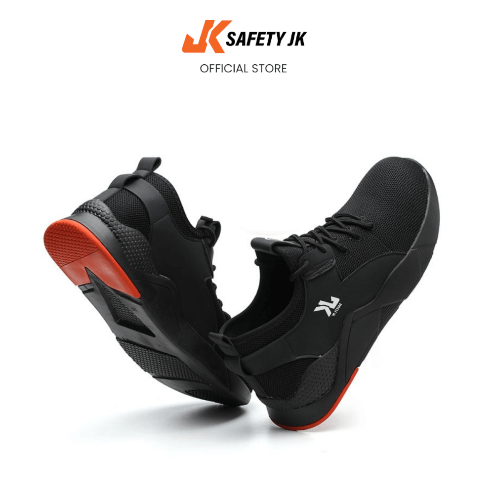 รองเท้าเซฟตี้ SAFETY JK รุ่น SJK-2207 เบอร์ 41 หัวเหล็ก กันลื่น น้ำหนักเบา ทรงสปอร์ต