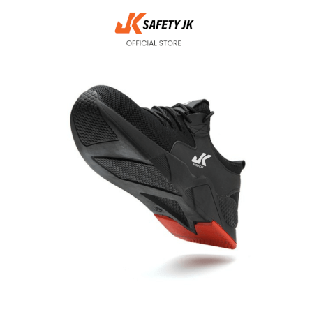 รองเท้าเซฟตี้ SAFETY JK รุ่น SJK-2207 เบอร์ 41 หัวเหล็ก กันลื่น น้ำหนักเบา ทรงสปอร์ต_4