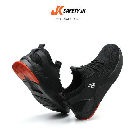 รองเท้าเซฟตี้ SAFETY JK รุ่น SJK-2207 เบอร์ 41 หัวเหล็ก กันลื่น น้ำหนักเบา ทรงสปอร์ต_5