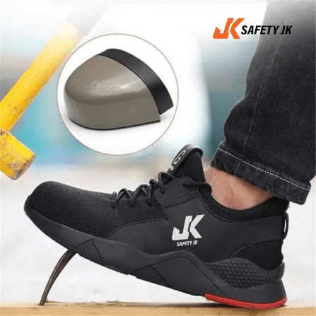 รองเท้าเซฟตี้ SAFETY JK รุ่น SJK-2207 เบอร์ 41 หัวเหล็ก กันลื่น น้ำหนักเบา ทรงสปอร์ต_6
