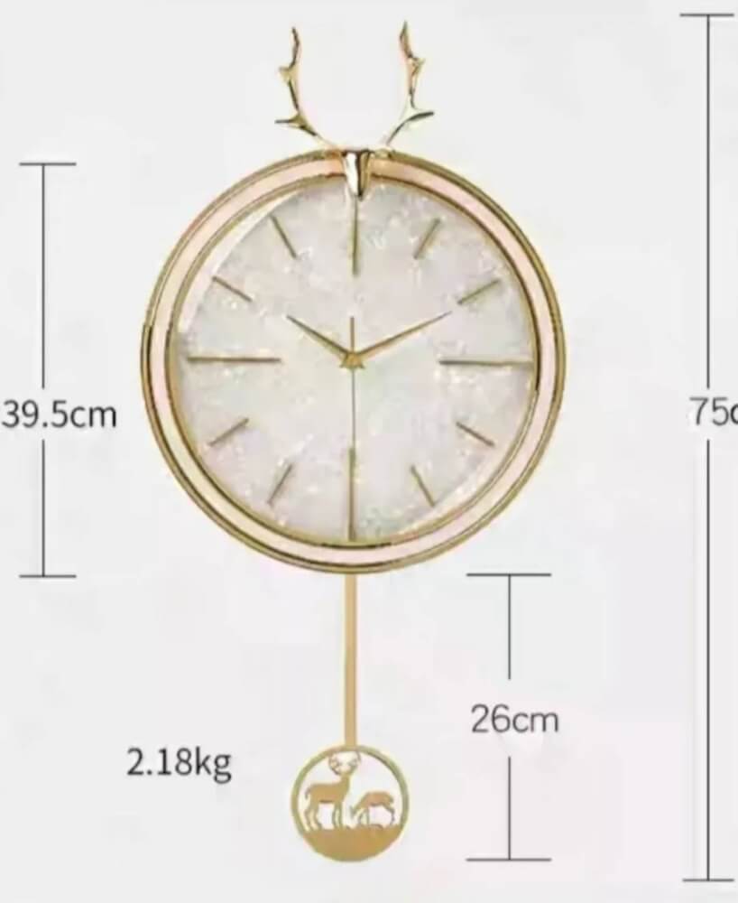 นาฬิกาแขวนผนัง 109INHOME รุ่นกวางทอง 01_5