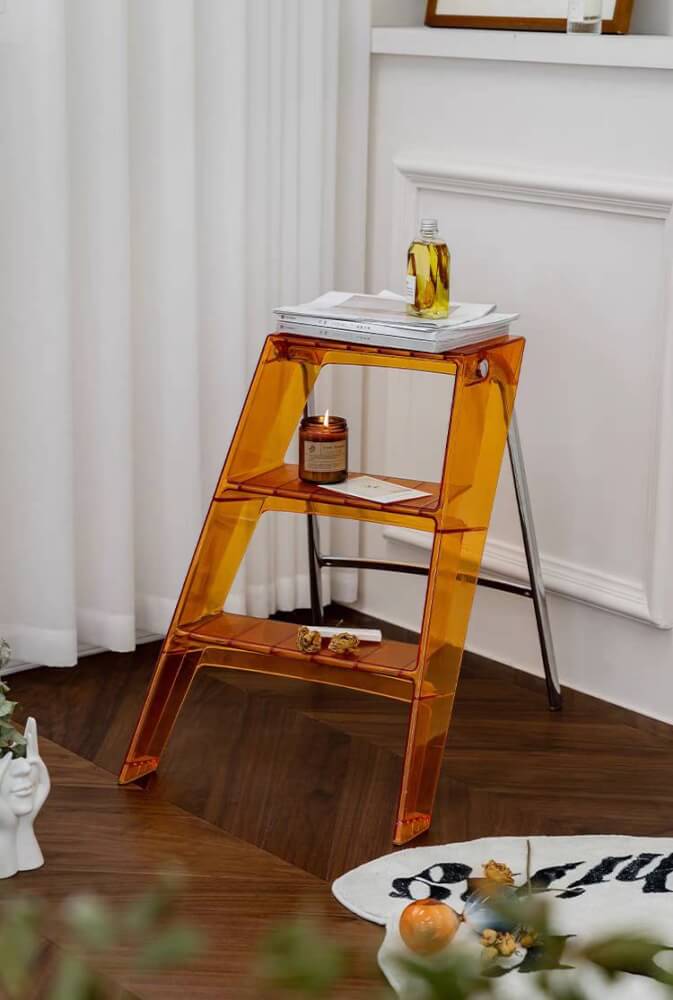บันไดอะคริลิค 109INHOME สีส้ม_2