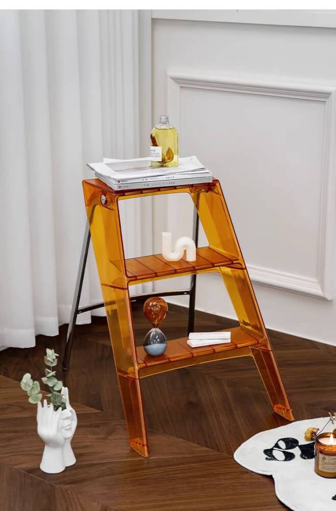 บันไดอะคริลิค 109INHOME สีส้ม_3