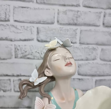ตุ๊กตาแจกันหน้าผีเสื้อ 109inhome สีฟ้า_4
