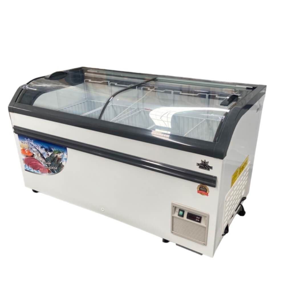 ตู้แช่แข็งฝากระจก Kingcool KX-200GSE ปรับได้ทั้งเย็นและแข็ง