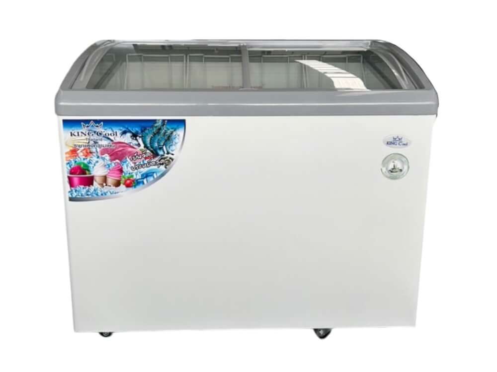 ตู้แช่แข็งฝากระจก Kingcool KX-105GA ปรับได้ทั้งเย็นและแข็ง