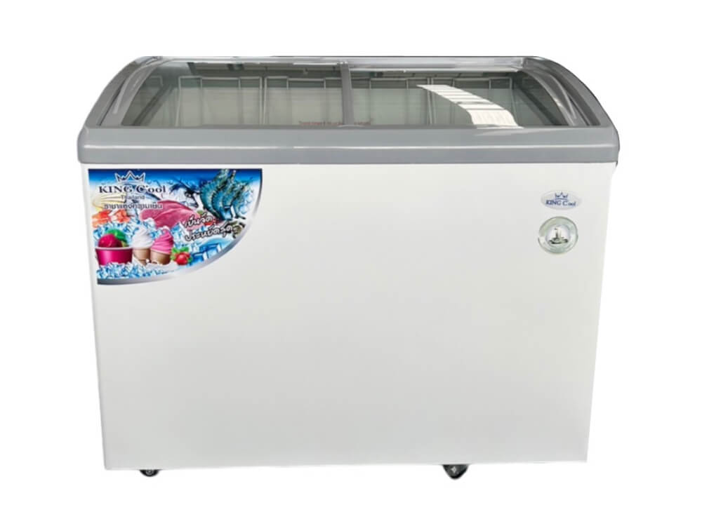 ตู้แช่แข็งฝากระจก Kingcool KX-105GA ปรับได้ทั้งเย็นและแข็ง