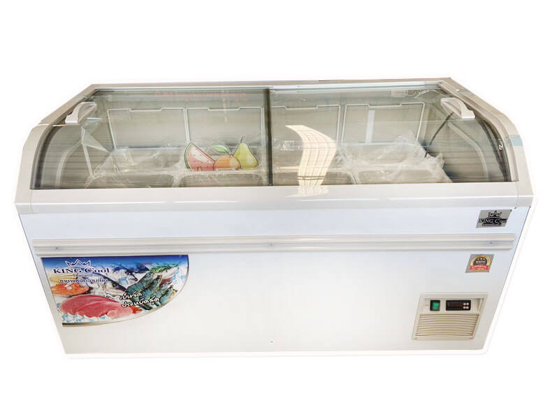 ตู้แช่สแตนเลส Kingcool SS-210GSPE พร้อมถาดสแตนเลส 8 ใบ