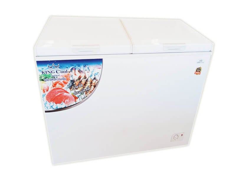 ตู้แช่ฝาทึบ 2 ระบบ Kingcool KX-276CF 14 คิว สีขาว