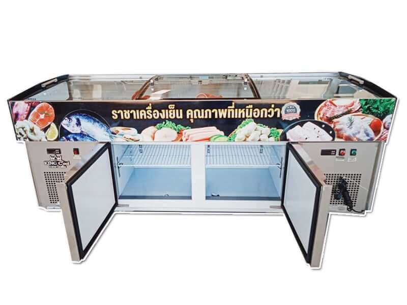 ตู้แช่สแตนเลส แช่อาหารสด Kingcool BT-200S
