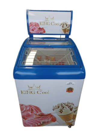 ตู้แช่แข็งฝากระจก Kingcool KX-50GA สีขาว_0