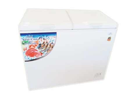 ตู้แช่ฝาทึบ 2 ระบบ Kingcool KX-276CF 14 คิว สีขาว_0