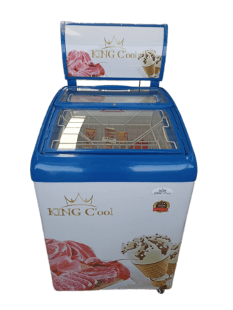 ตู้แช่แข็งฝากระจก Kingcool KX-50GA สีขาว_1