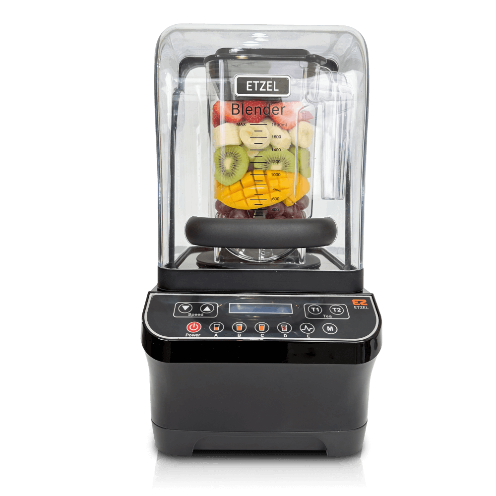 เครื่องปั่นน้ำผลไม้ ETZEL รุ่น SN7880E โถขนาด 1.8L พร้อมฝาครอบเก็บเสียง