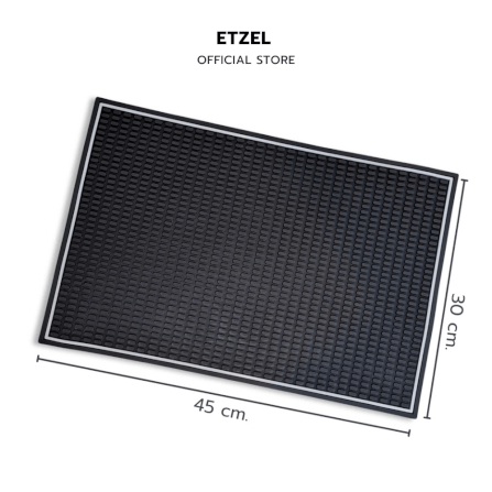 แผ่นยางกันลื่นสำหรับเคาน์เตอร์บาร์ ETZEL สีพาสเทล รุ่นหนาพิเศษ สีเขียวโอลีพ_1