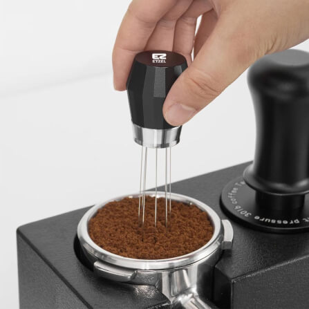 แทมเปอร์เข็มเกลี่ยผงกาแฟ ETZEL ฐานเหลี่ยม MAGNETIC NEEDLE POLYGON BASE_4