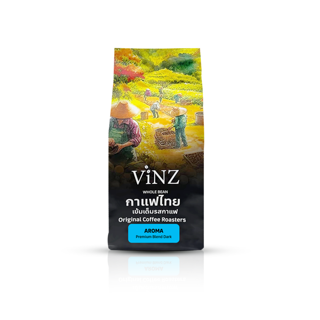 เมล็ดกาแฟ ViNZ ดอยช้าง อโรม่า อาราบิก้าคั่วเข้ม 250g 1 ถุง_1