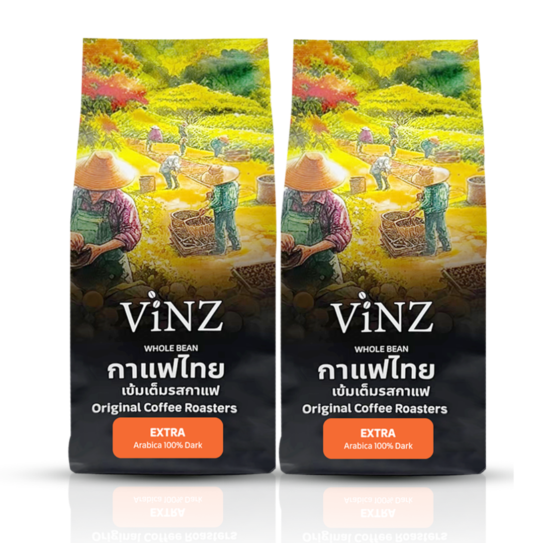 เมล็ดกาแฟ ViNZ ดอยช้าง เอ็กซ์ต้า อาราบิก้า 100% คั่วเข้ม 2 ถุง (ถุงละ 250 กรัม)_3