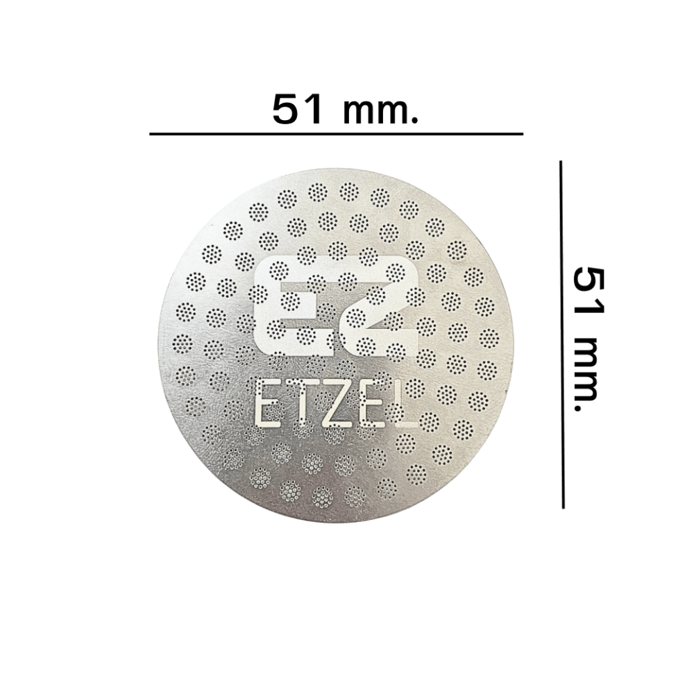  แผ่นกระจายน้ำ ETZEL แผ่นกรองสแตนเลสสำหรับเครื่องชงกาแฟ ขนาด 51 มม._0