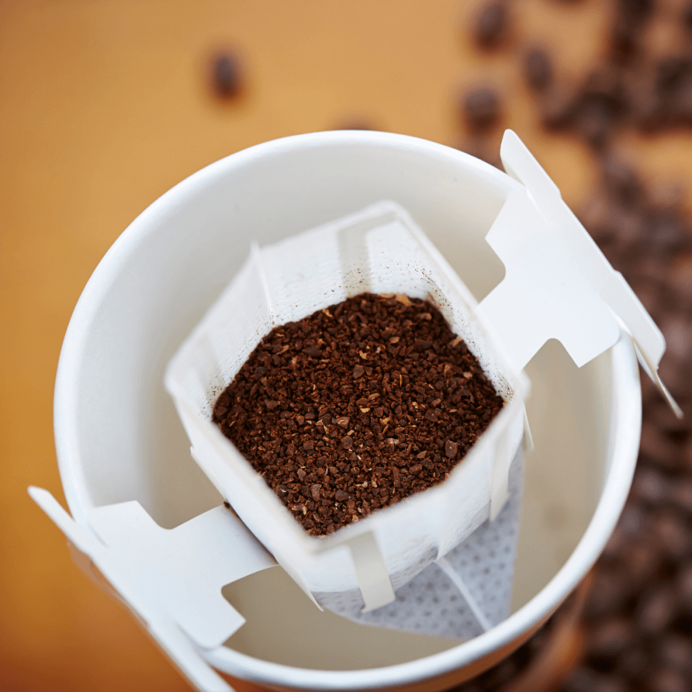 ถุงกรองกาแฟ ETZEL ถุงดริปกาแฟ แบบมีหูแขวน 50 ซอง Drip Coffee filter bag แบบพกพา ใช้แล้วทิ้ง