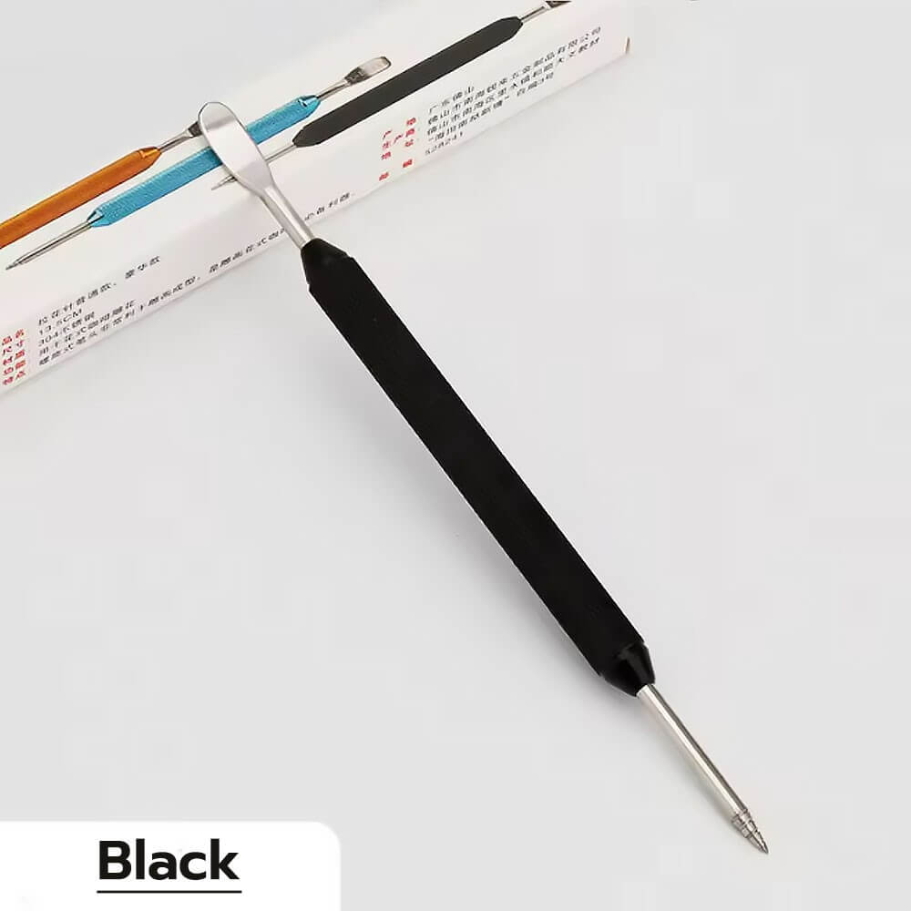 ปากกาวาดลายลาเต้อาร์ต ETZEL 	สแตนเลส ขนาด  13.5 CM สีดำ