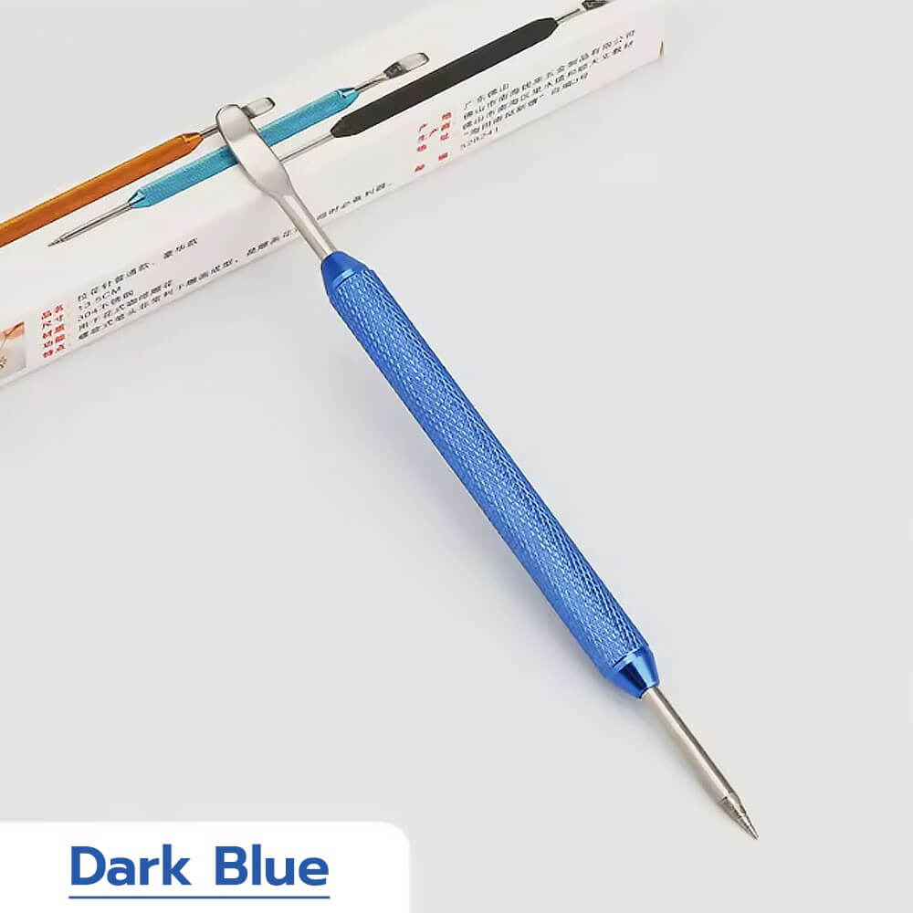 ปากกาวาดลายลาเต้อาร์ต ETZEL 	สแตนเลส ขนาด  13.5 CM สีน้ำเงิน