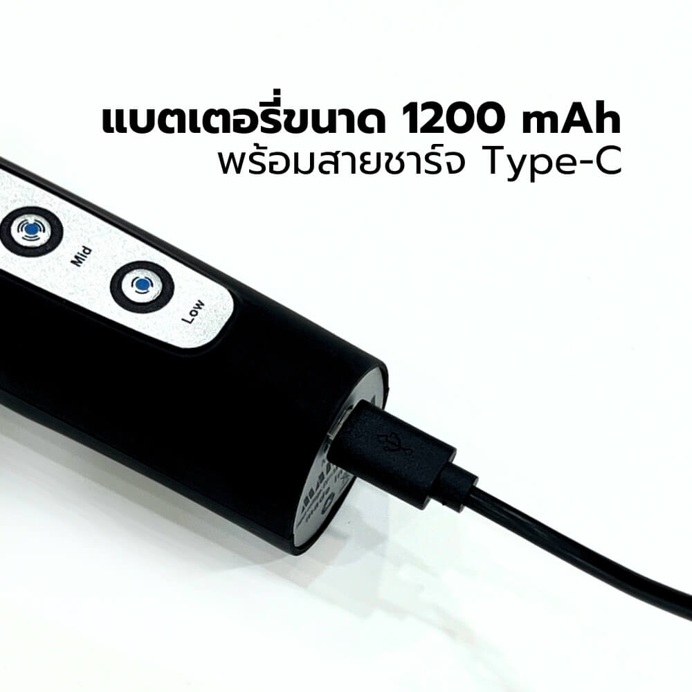 เครื่องตีฟองนมไฟฟ้าไร้สาย ETZEL เปลี่ยนได้ 3 หัว แบบชาร์จ USB พกพาสะดวก_4
