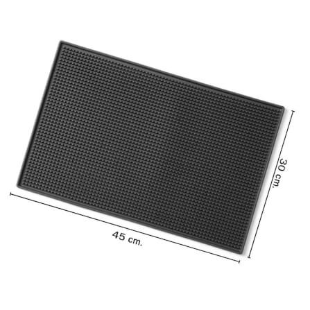  แผ่นรองบาร์ แผ่นยางกันลื่น ETZEL (รุ่นหนาพิเศษ) ขนาด M 45*30*1 cm. _0