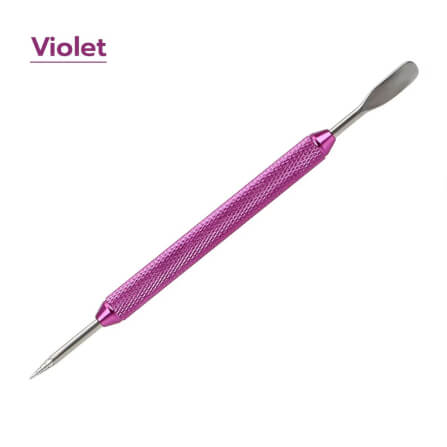 ปากกาวาดลายลาเต้อาร์ต ETZEL 	สแตนเลส ขนาด 13.5 CM สีม่วง_1