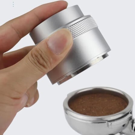 ที่กดกาแฟ แบบสปริง หน้าเรียบ ETZEL ขนาด 51 มม. สีเงิน_5