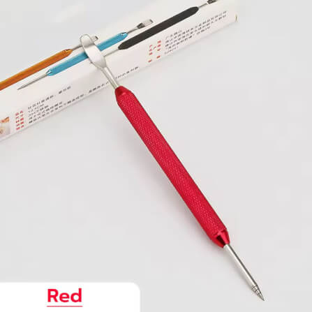 ปากกาวาดลายลาเต้อาร์ต ETZEL 	สแตนเลส ขนาด 13.5 CMสีแดง_2