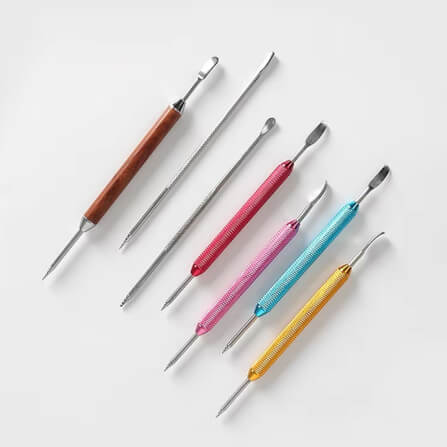 ปากกาวาดลายลาเต้อาร์ต ETZEL สแตนเลส ขนาด 13.5ซม สีชมพู_2