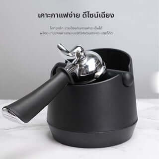 ถังเคาะกากกาแฟ ABS ทรงกลม ETZEL สีดำ_3