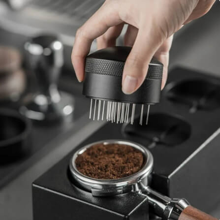 แทมเปอร์เข็มเกลี่ยผงกาแฟ ETZEL ขนาด 58 มิล สีดำ_4