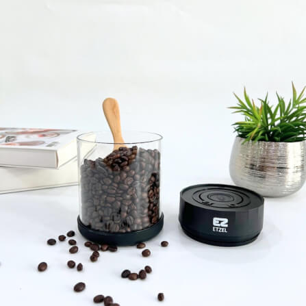 โถสูญญากาศไฟฟ้า ETZEL โถเก็บเมล็ดกาแฟ สามารถชาร์จไฟได้ ขนาด 1200 ml._5