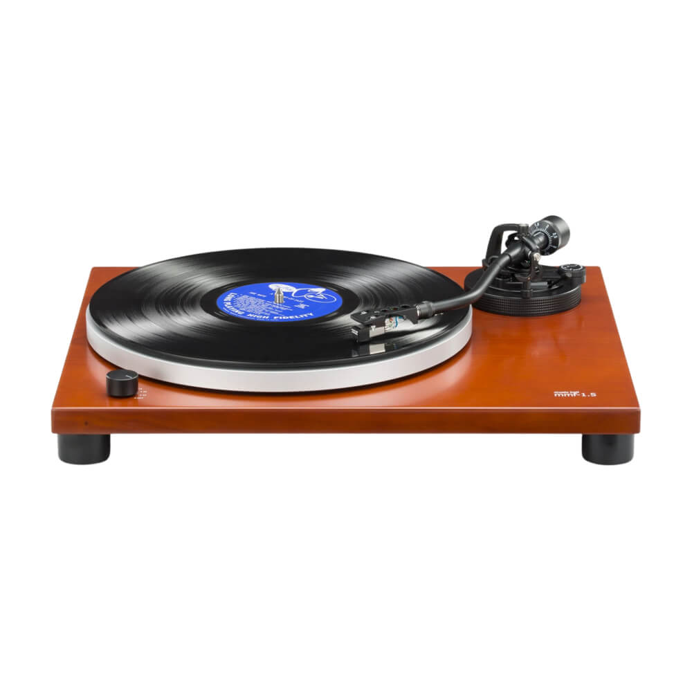 เครื่องเล่นแผ่นเสียง MUSIC HALL : MMF-1.5 (พร้อมหัวเข็ม MUSIC HALL รุ่น MELODY MM) (CHERRY WOOD)