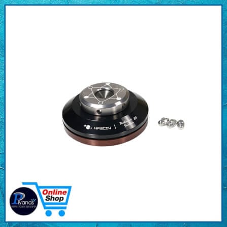 ฐานรองเครื่อง HIFISTAY : BALLERINO 80 DOUBLE SWING (80 MM) SET OF 8 (BLACK/SILVER)_1