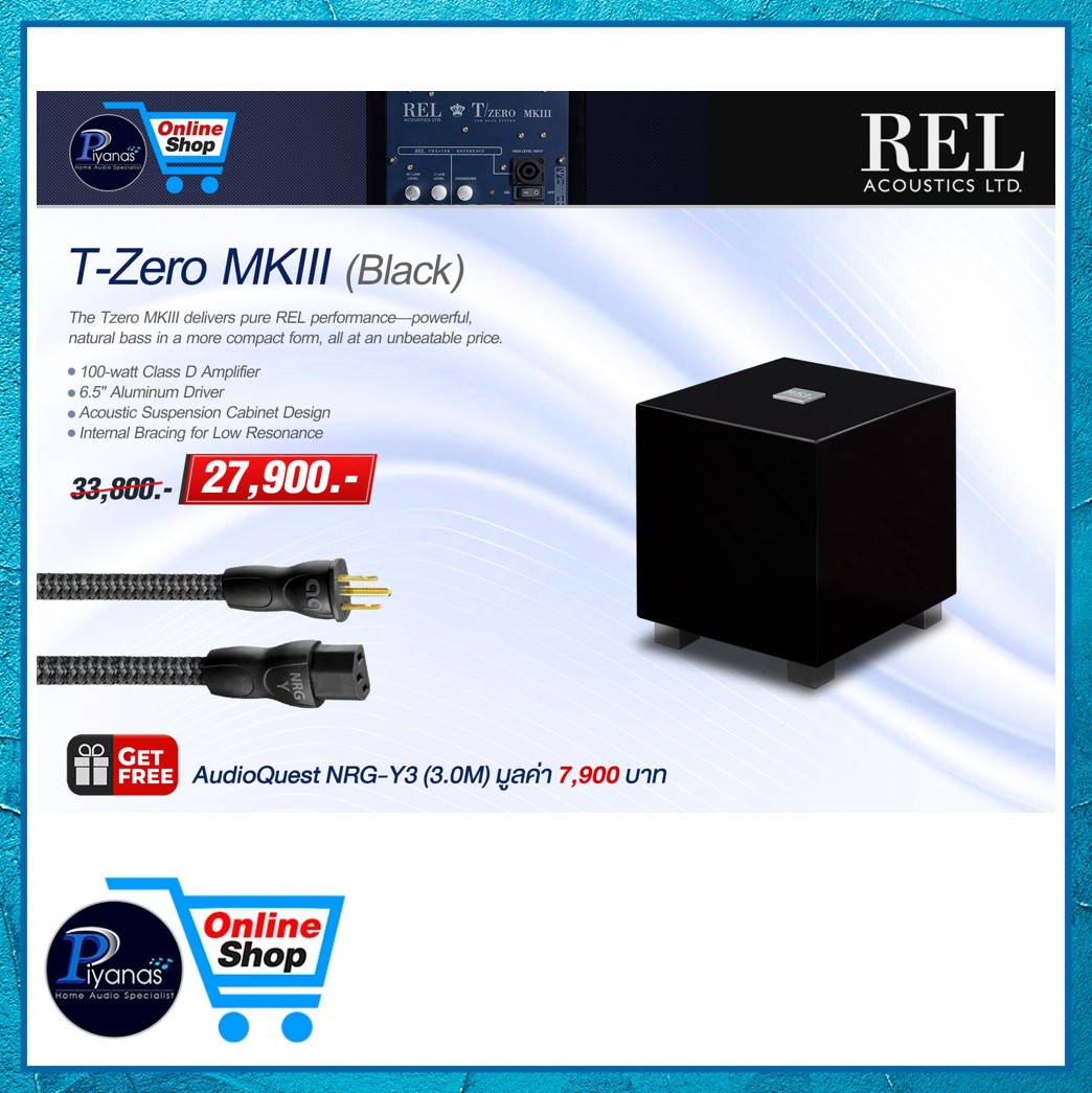 ซับวูฟเฟอร์ REL ACOUSTICS : T-ZERO MKIII สีดำ_6