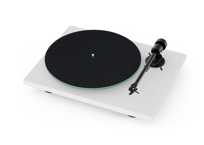 เครื่องเล่นแผ่นเสียง PROJECT:T-1 BLUETOOTH (พร้อมหัวเข็ม ORTOFON รุ่น OM5E) (สีขาว)