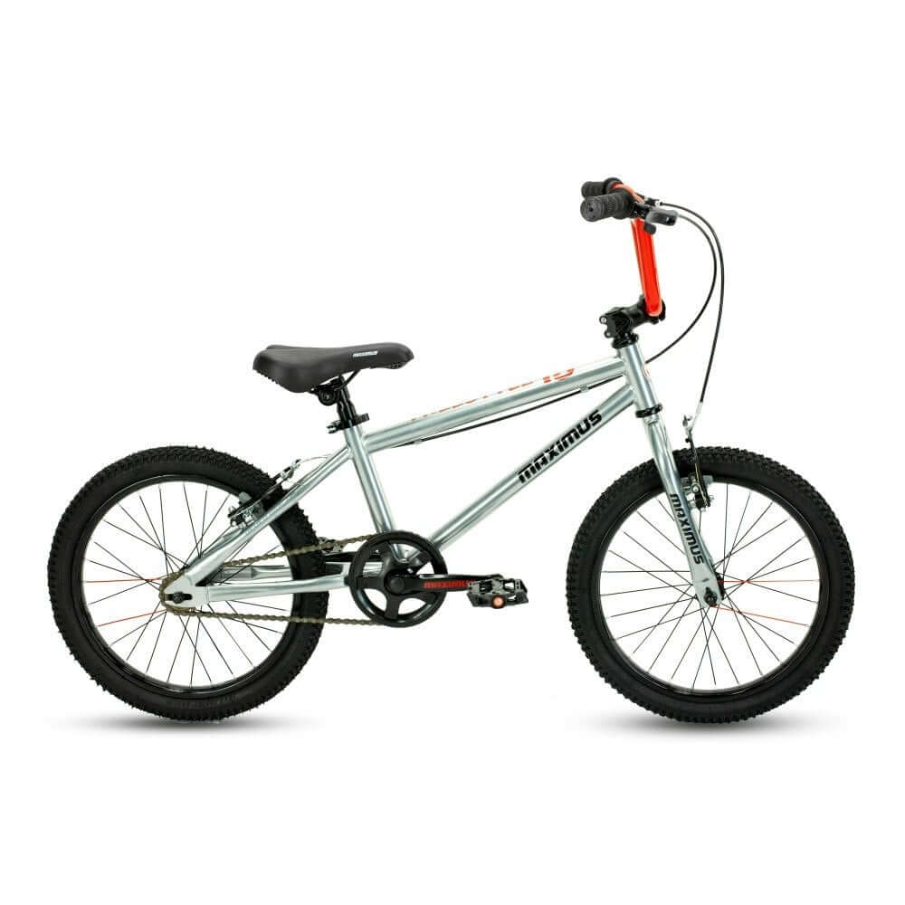 จักรยานBMX MAXIMUS รุ่น FREESTYLE สีเงิน ล้อ 18นิ้ว