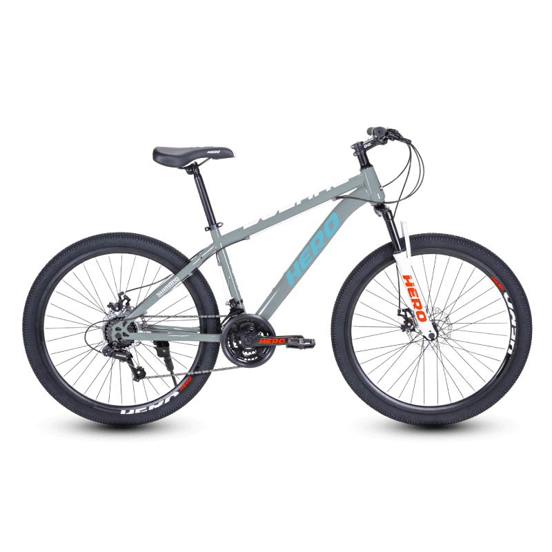 จักรยานเสือภูเขา HERO รุ่น Dolane สีเทา 21เกียร์ shimano 