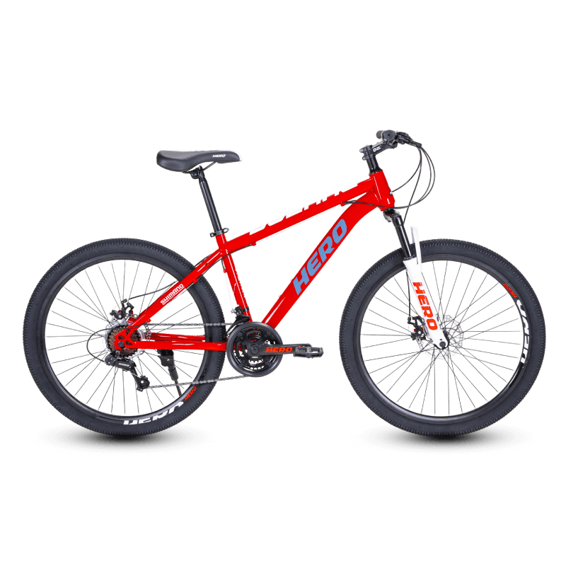 จักรยานเสือภูเขา HERO รุ่น Dolane สีแดง 21เกียร์ shimano 