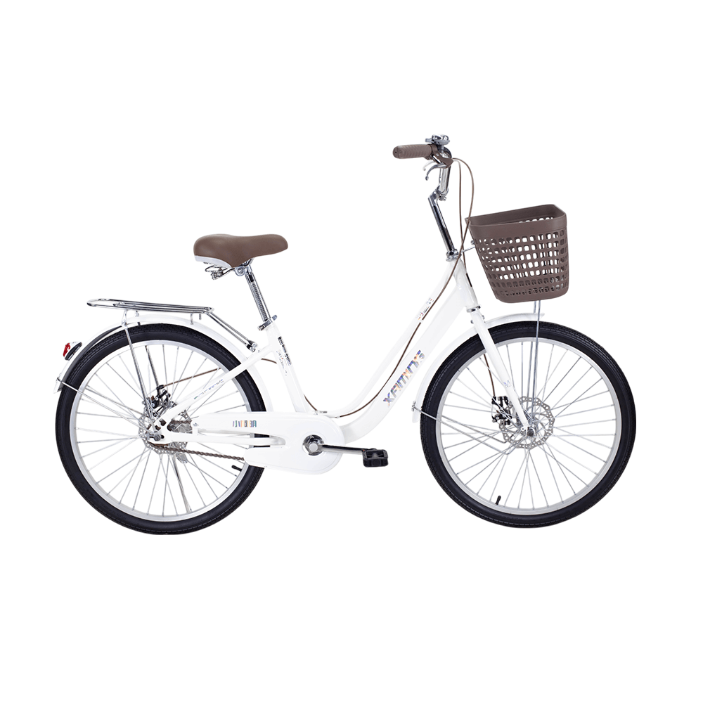 จักรยานแม่บ้าน Xaming 24 นิ้ว สีขาว