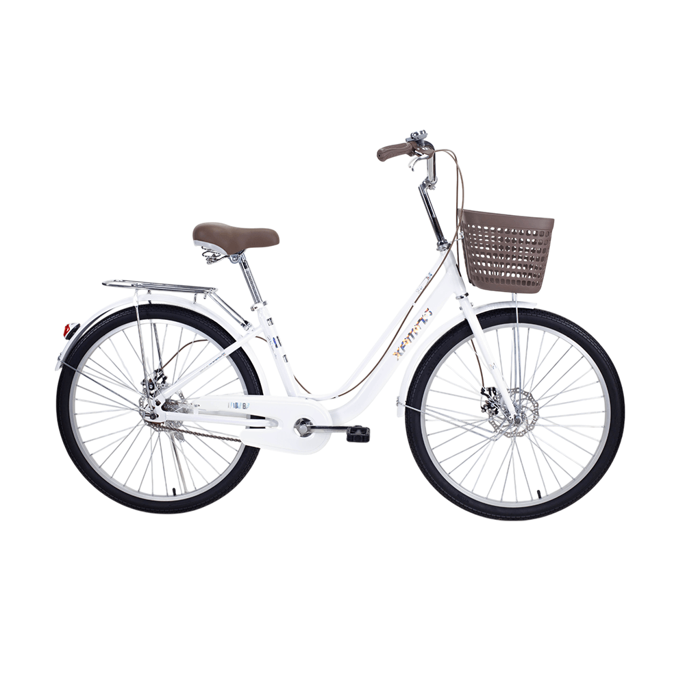 จักรยานแม่บ้าน Xaming 26 นิ้ว สีขาว