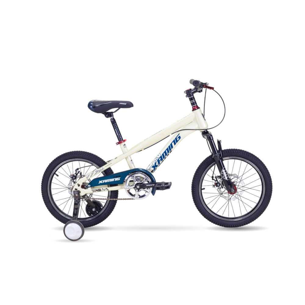 จักรยานเด็ก Xaming MTB สีครีม ล้อ 16 นิ้ว